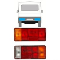 Lampa tylna do Peugeot Boxer 1994-2002 / Lewa+Prawa / Zestaw 14052