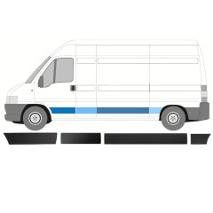 Zestaw listew do Peugeot Boxer 2002-2006 / Lewa / 14392