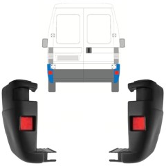Narożnik zderzaka tylnego do Peugeot Boxer 2002-2006 / Lewa+Prawa / Zestaw 13221