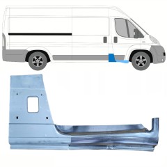 Reperaturka słupka + reperaturka progu do Citroen Jumper 2006-2025 / Prawa / Zestaw 13952