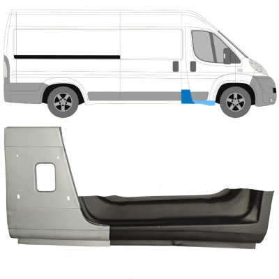 FIAT DUCATO 2006- PRZEDNI SŁUPEK + PRÓG / PRAWA STRONA