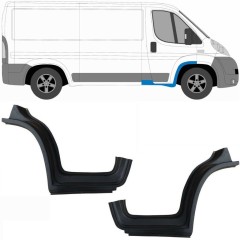 Reperaturka błotnika przedniego z częścią progu do Peugeot Boxer 2006-2025 / Lewa+Prawa / Zestaw 14105
