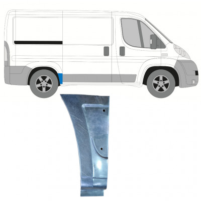 FIAT DUCATO 2006- KRÓTKI ROZSTAW OSI REPERATURKA BŁOTNIKA TYLNEGO / PRAWA STRONA