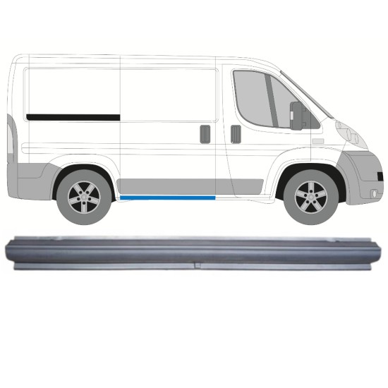 Pełny próg drzwi przesuwnych do Fiat Ducato 2006-2014 / Prawa 14734 Pełny próg drzwi przesuwnych do Fiat Ducato 2006-2014 / Prawa 14734
