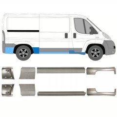 Zestaw reperaturek do Citroen Jumper 2006-2026 / Lewa+Prawa / 14153