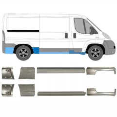 Reperaturka progu do Citroen Jumper 2006-2025 / Lewa+Prawa / Zestaw 14157