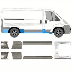 Reperaturka progu do Citroen Jumper 2006-2025 / Lewa+Prawa / Zestaw 14159