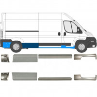 Reperaturka progu do Fiat Ducato 2006- / Lewa+Prawa / Zestaw 10887