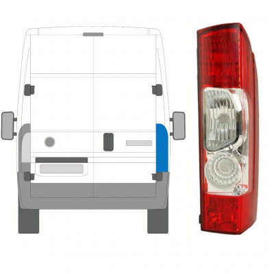 FIAT DUCATO 2006-2014 TYLNY LAMPA / PRAWA STRONA