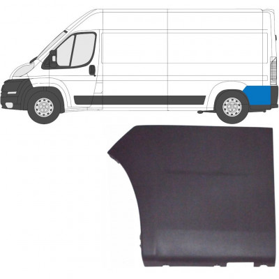 FIAT DUCATO 2006- TYLNY BŁOTNIK LISTWA BOCZNA / LEWA STRONA