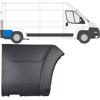 FIAT DUCATO 2006- TYLNY LISTWA BOCZNA TYLNY PANEL / PRAWA STRONA