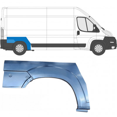 FIAT DUCATO 2006- REPERATURKA BŁOTNIKA TYLNEGO PANEL / PRAWA STRONA