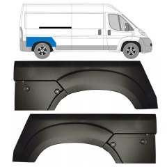 Reperaturka błotnika tylnego do Peugeot Boxer 2006-2025 / Lewa+Prawa / Zestaw 14281