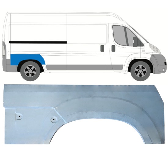 Reperaturka błotnika tylnego do Peugeot Boxer 2006-2026 / Prawa 16957