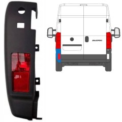 Narożnik zderzaka tylnego z lampą do Citroen Jumper 2018- / Lewa / Zestaw 13244