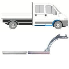 Reperaturka progu + błotnika przedniego do Fiat Ducato 1994-2006 / Prawa / Zestaw 9903