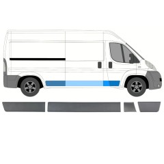 Zestaw listew do Peugeot Boxer 2006-2018 / Prawa / 13862