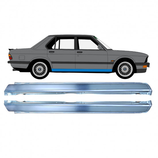 Reperaturka progu do BMW 5 E28 1981-1987 / Lewa+Prawa / Zestaw 9498