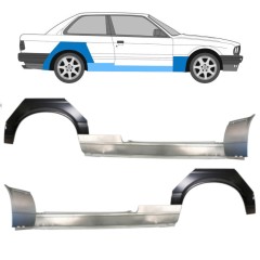 Reperaturka progu + błotnika przedniego + błotnika tylnego do BMW 3 E30 1982-1987 / Zestaw 11510