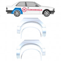 Reperaturka błotnika tylnego wewnętrzna + zewnętrzna do BMW 3 E30 1982-1987 / Zestaw 10850