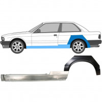 Reperaturka progu + błotnika tylnego do BMW 3 E30 1982-1987 / Lewa 11235