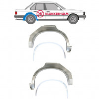 Reperaturka błotnika tylnego wewnętrzna + zewnętrzna do BMW 3 E30 1982-1987 / Zestaw 10859