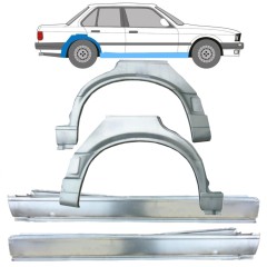 Pełny próg + reperaturka błotnika tylnego do BMW 3 E30 1987-1994 / Zestaw 11242