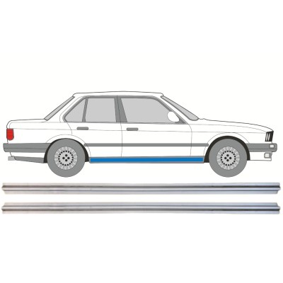 Reperaturka progu wewnętrzna do BMW 3 E30 1982-1994 / Lewa+Prawa / Zestaw 15110