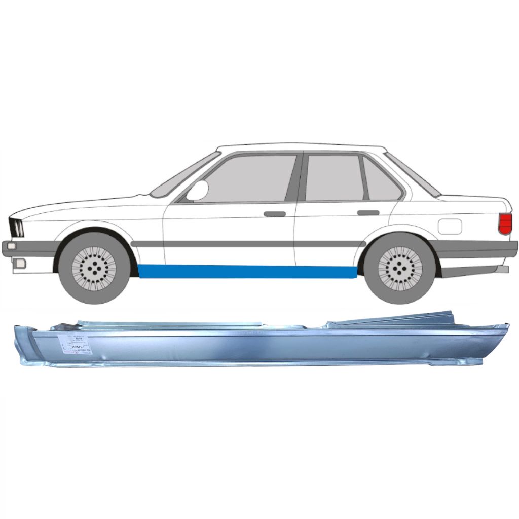 BMW 3 E30 1982-1994 4-DRZWI PELNY PRÓG / LEWA STRONA