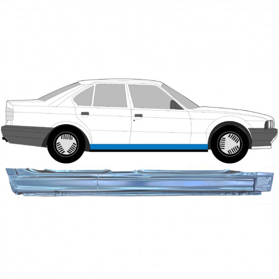 Reperaturka progu do BMW 5 E34 1987-1996 / Prawa 8539