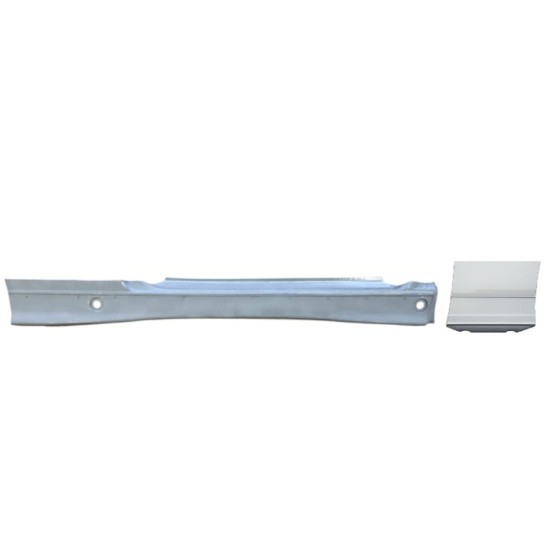 Pełny próg + reperaturka błotnika przedniego do BMW 3 E36 1990-2000 / Prawa / COUPE / Zestaw 17021