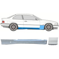 Pełny próg + reperaturka błotnika przedniego do BMW 3 E36 1990-2000 / Prawa / COUPE / Zestaw 17021