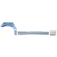 Pełny próg + reperaturka błotnika przedniego do BMW 3 E36 1990-2000 / Prawa / COUPE / Zestaw 17025