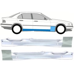 Pełny próg + reperaturka błotnika przedniego do BMW 3 E36 1990-2000 / Zestaw 11207