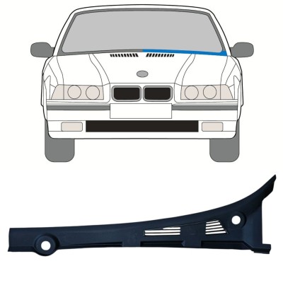 Reperaturka podszybia do BMW 3 E36 1990-2000 / Lewa / COMBI / SEDAN / COMPACT 16899