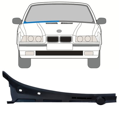 Reperaturka podszybia do BMW 3 E36 1990-2000 / Prawa / COMBI / SEDAN / COMPACT 16898