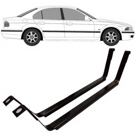 Obejmy zbiornika paliwa do BMW 5 E39 1996-2004 9308