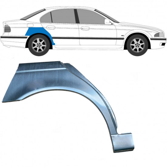 Reperaturka błotnika tylnego do BMW 5 E39 1996-2004 / Prawa 6406