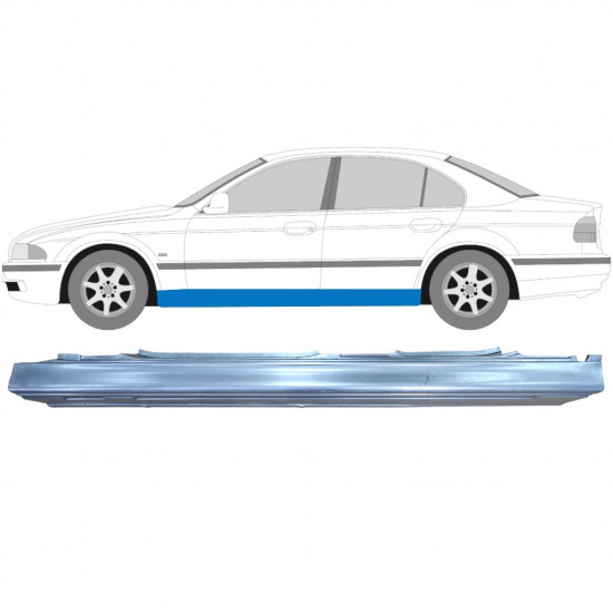 Pełny próg do BMW 5 E39 1996-2004 / Lewa 7630