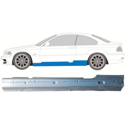 Pełny próg do BMW 3 E46 1998-2006 / Lewa / COUPE 16813