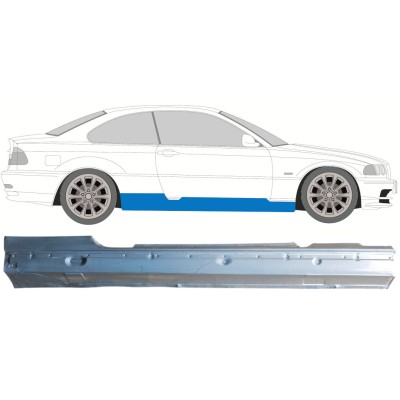 Pełny próg do BMW 3 E46 1998-2006 / Prawa / COUPE 16812