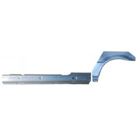 Pełny próg + reperaturka błotnika tylnego do BMW 3 E46 1998-2006 / Lewa / COUPE / Zestaw 17060