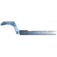 Pełny próg + reperaturka błotnika tylnego do BMW 3 E46 1998-2006 / Prawa / COUPE / Zestaw 17059