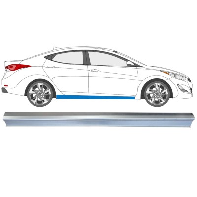 Reperaturka progu do Hyundai Elantra 2010-2015 / Prawa 14933