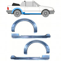 Reperaturka progu + błotnika tylnego do Ford Escort 1981-1990  CABRIO / Zestaw 12588