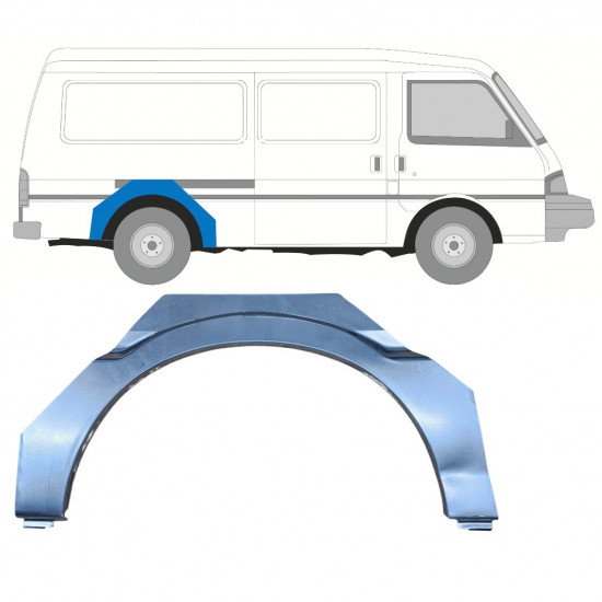 Reperaturka błotnika tylnego do Mazda E-serie 1984-1998 / Prawa 11031