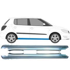 Pełny próg do Skoda Fabia II 2007-2015 / Lewa+Prawa / Zestaw 10695
