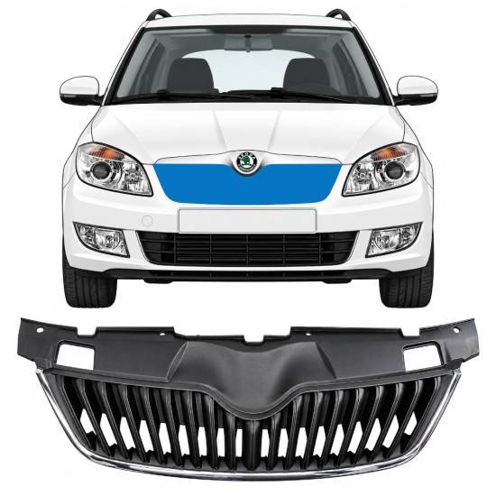 Grill do Skoda Fabia II 2010-2015 17231