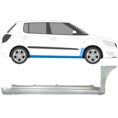 Pełny próg + reperaturka błotnika przedniego do Skoda Fabia II 2007-2015 / Prawa / Zestaw 11170