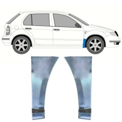 Reperaturka błotnika przedniego do Skoda Fabia I 1999-2007 / Lewa+Prawa / Zestaw 10595